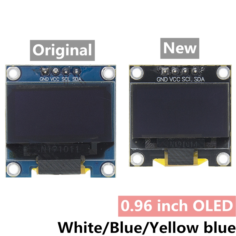 Oled Display 0.96 - 0.96 cala IIC szeregowy 4pin biały/niebieski/żółty