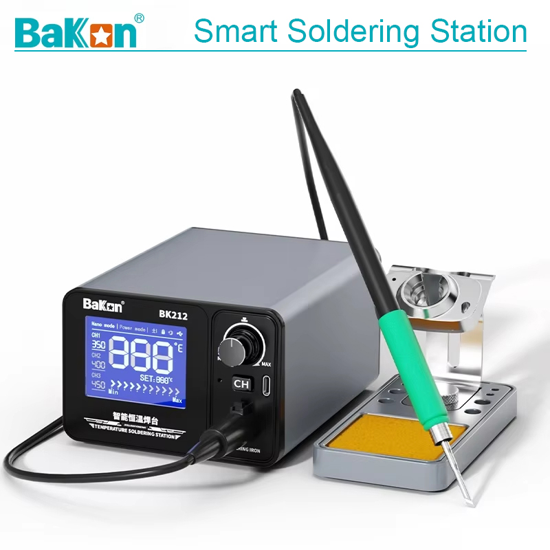 Soldering Iron Temperature Probe - Inteligentna stacja lutownicza Bakon BK212 180W,