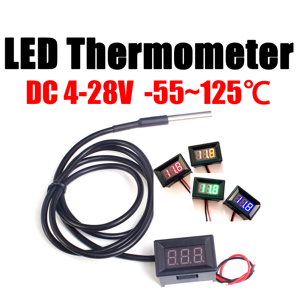 Ds18B20 - DC 12V 24V DS18b20 LED cyfrowy