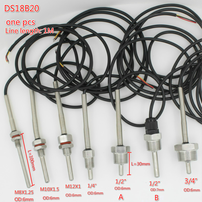 Ds18B20 - DS18B20 cyfrowy czujnik temperatury G1/2 