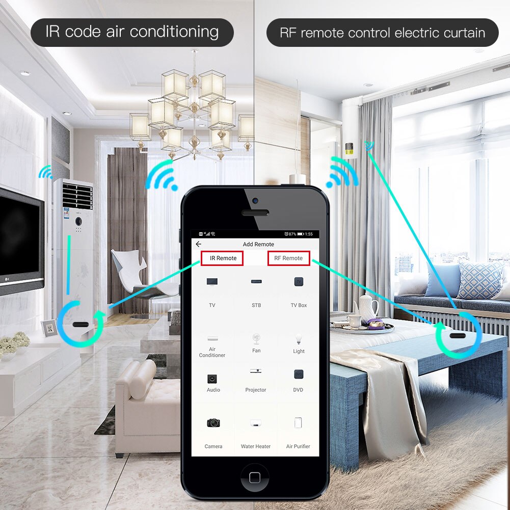 Pilot uniwersalny MOES Tuya Wi – Ir Remote Module recenzja i cena