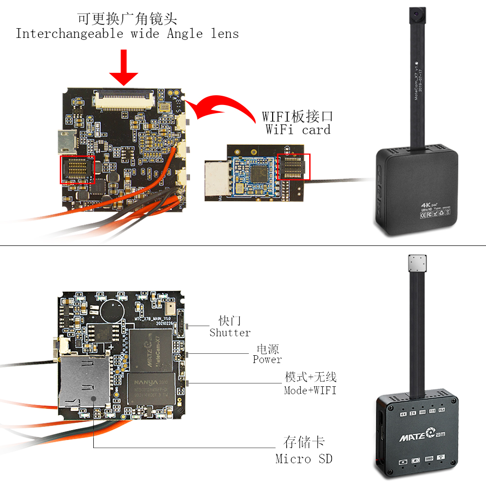 MateCam X7 4K 30FPS 13MP Wifi  – Sd Card Module recenzja i cena
