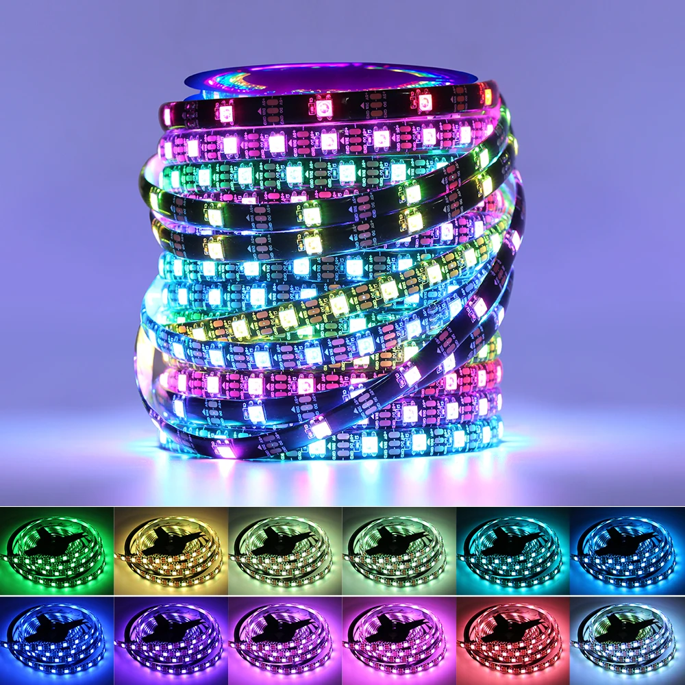 Taśma LED Pixel RGB WS2812B 5V – Ws2812B Strip 5V recenzja i cena