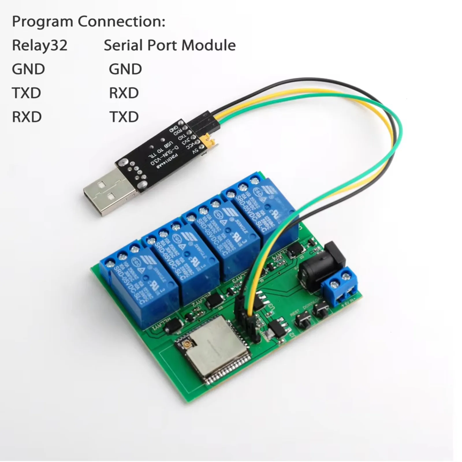 Moduł przekaźnikowy bezprzewod – Relay Module 4 Channel recenzja i cena